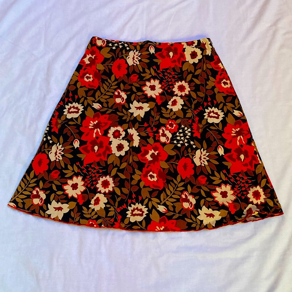 Access floral petite skirt